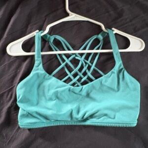Lululemon Athletica Turquoise Strappy Sports Bra
